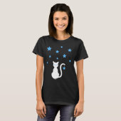 White Cat Stars T - Shirt (Vorne ganz)