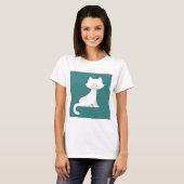 White Cat T - Shirt (Vorne ganz)