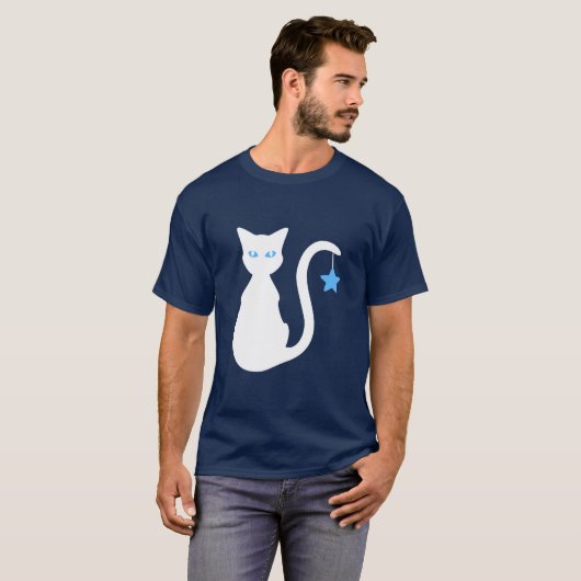 White Cat T - Shirt (Vorne ganz)