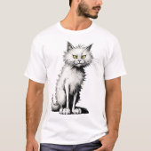 White Cat T - Shirt (Vorderseite)