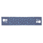 White Cat Table Runner Kurzer Tischläufer (Horizontal)