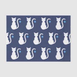 White Cat Tissue Paper Seidenpapier