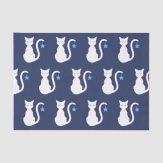 White Cat Tissue Paper Seidenpapier