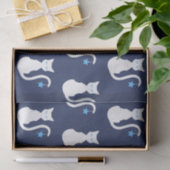 White Cat Tissue Paper Seidenpapier (Geschenk)