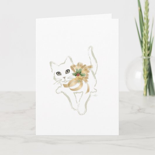 White Cat Weihnachten (Vorderseite)