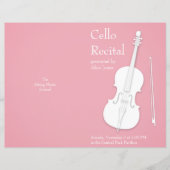 White Cello & Bow Folblon Music - Rahmenprogramm (Vorderseite)