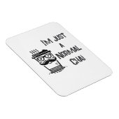 White Chai Tee Magnet Black Letter Zuhause oder Ar (Rechte Seite)