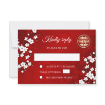 White Cherry Blossom Red UAWG Chinese Wedding