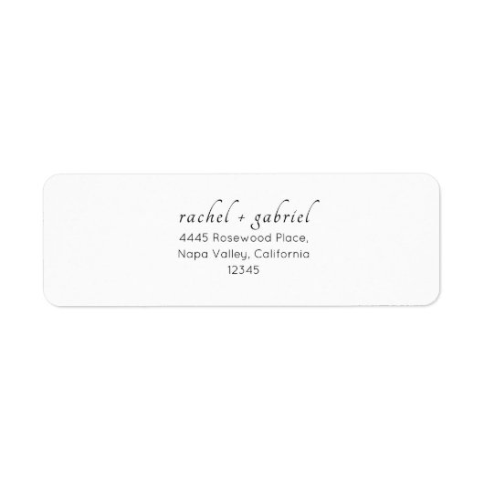 White | Chic Simple Clean Wedding (Vorne)