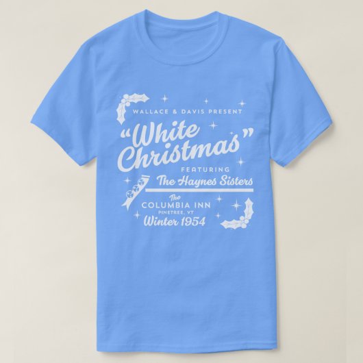 White Christmas Ad WH TShirt (Design vorne)