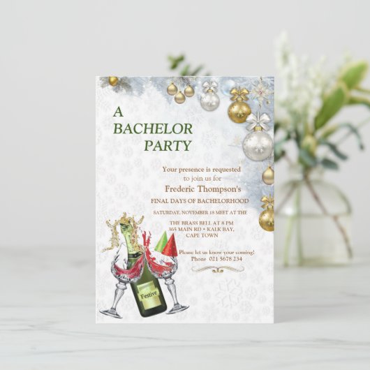 White Christmas Bachelor Party (Stehend Vorderseite)