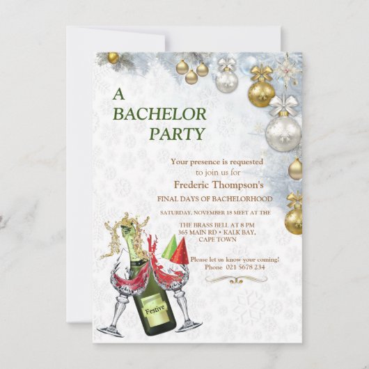 White Christmas Bachelor Party (Vorderseite)