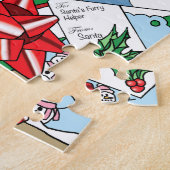 White Christmas Cat Puzzle (Seite)
