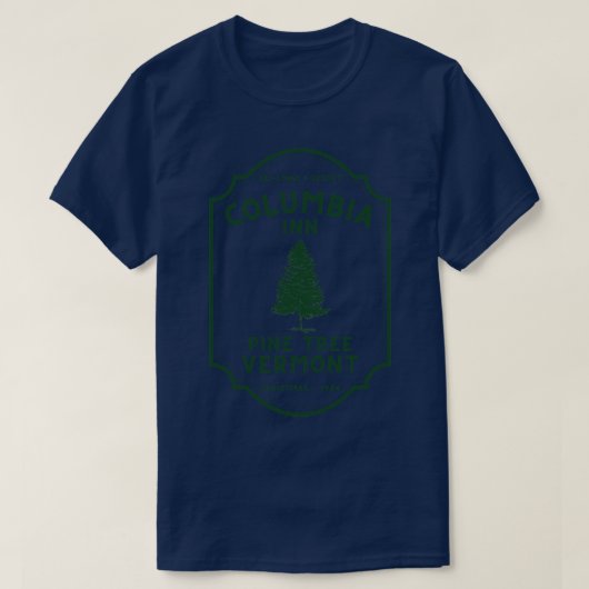 White Christmas Columbia Inn Green TShirt (Design vorne)
