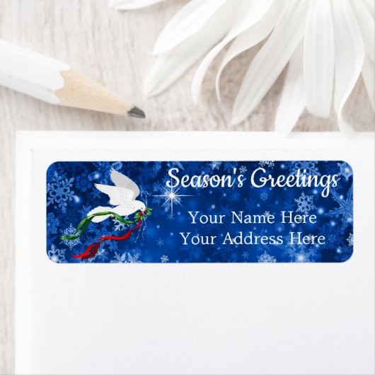 White Christmas Dove (Insitu)