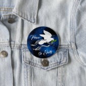 White Christmas Dove Button (Beispiel)