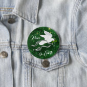 White Christmas Dove Button (Beispiel)