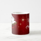 White Christmas Dove Kaffeetasse (Mittel)