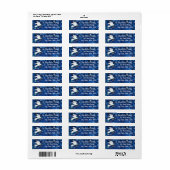 White Christmas Dove Label (Vorne)