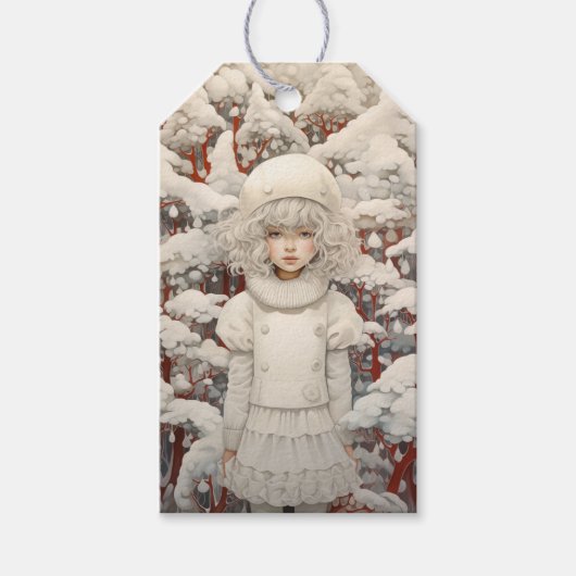 White Christmas Dreaming Geschenkanhänger (Vorderseite)