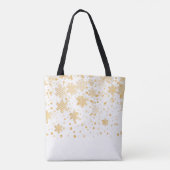 White Christmas Duck Tote Bag Tasche (Rückseite)