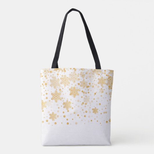 White Christmas Duck Tote Bag Tasche (Rückseite)