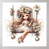 White Christmas Fairy Poster (Vorne)