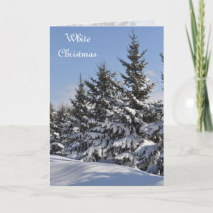 White Christmas Foto Card von Janz Feiertagskarte