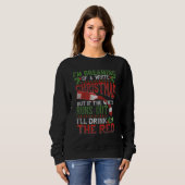 WHITE CHRISTMAS Funny Drink Red Wine Sweatshirt (Vorne ganz)