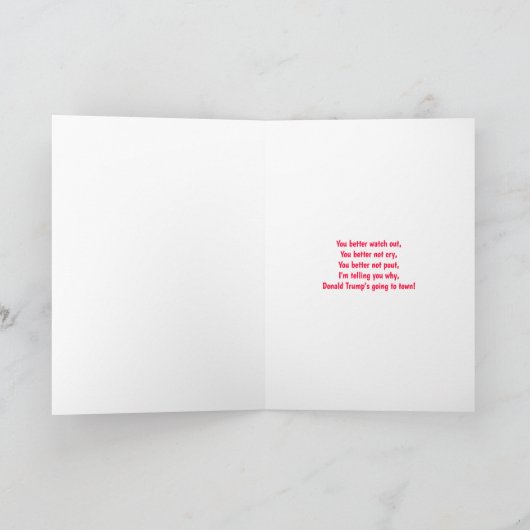 White Christmas Grußkarte Feiertagskarte (Innenseite)