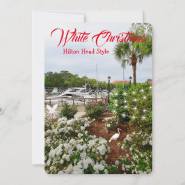 White Christmas Hilton Head Style! South Carolina Feiertagskarte