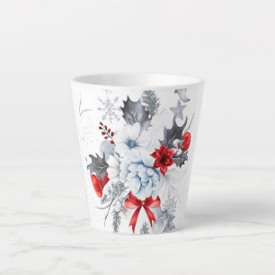 White Christmas Latte Tasse