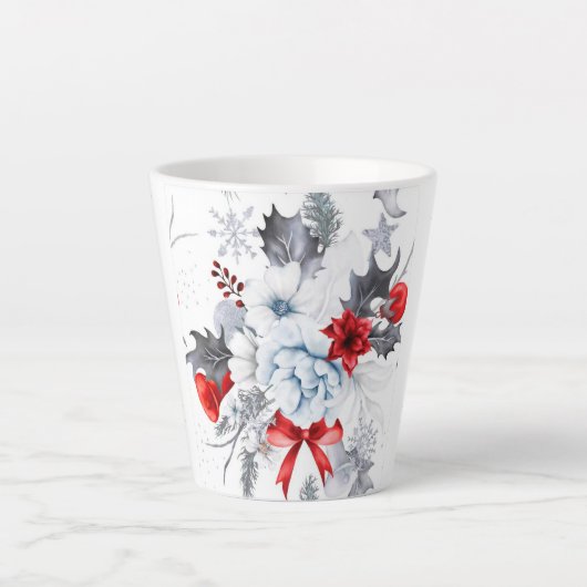 White Christmas Latte Tasse (Vorderseite)