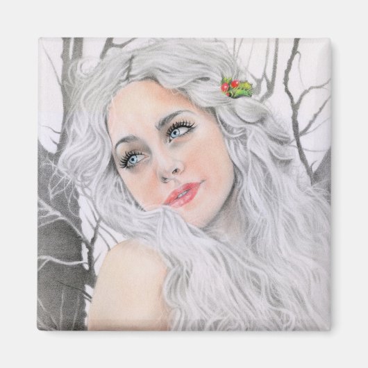 White Christmas Magnet (Vorne)