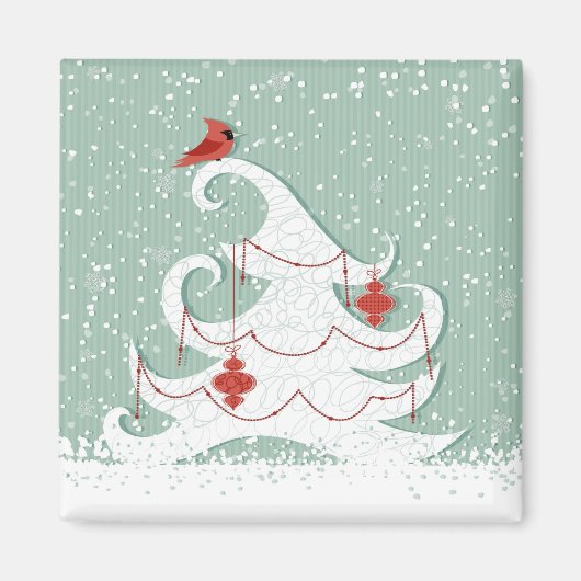 White Christmas Magnet (Vorne)