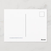 White Christmas Nutcracker Wreath Postkarte (Rückseite)