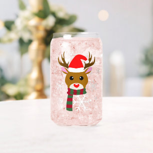 White Christmas Rudolph, der Rotnasen-Rentier Dosenglas