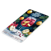 White Christmas Sangria Magnet (Linke Seite)