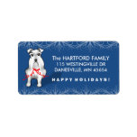 White Christmas Schnauzer Dog Address Labels Adressaufkleber<br><div class="desc">White Christmas Schnauzer Dog Address Labels Grüner Hintergrund Kunst & Design von Julie Alvarez</div>