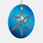 WHITE CHRISTMAS Snowflake Ornament (Rechts)
