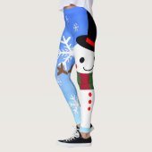 White Christmas Snowman Leggings (Links)