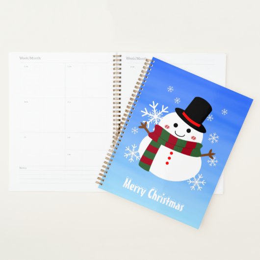 White Christmas Snowman Planer (Anzeige)