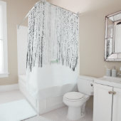 White Christmas Tale Duschvorhang (Beispiel)