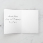 White Christmas Tale Feiertagskarte (Innenseite)