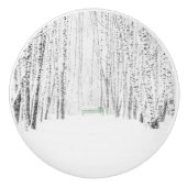 White Christmas Tale Keramikknauf (Vorderseite)