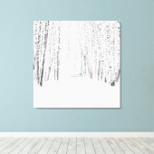 White Christmas Tale Leinwanddruck (Insitu (Holzboden))