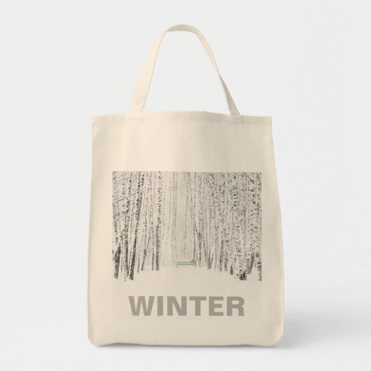 White Christmas Tale Tragetasche (Vorne)