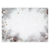 "White christmas" Tischdecke (Vorderseite (Horizontal))