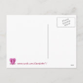 White Christmas Tree Red Bow Holidays Postkarten (Rückseite)