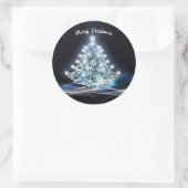 White Christmas Tree Sticker (Tasche)